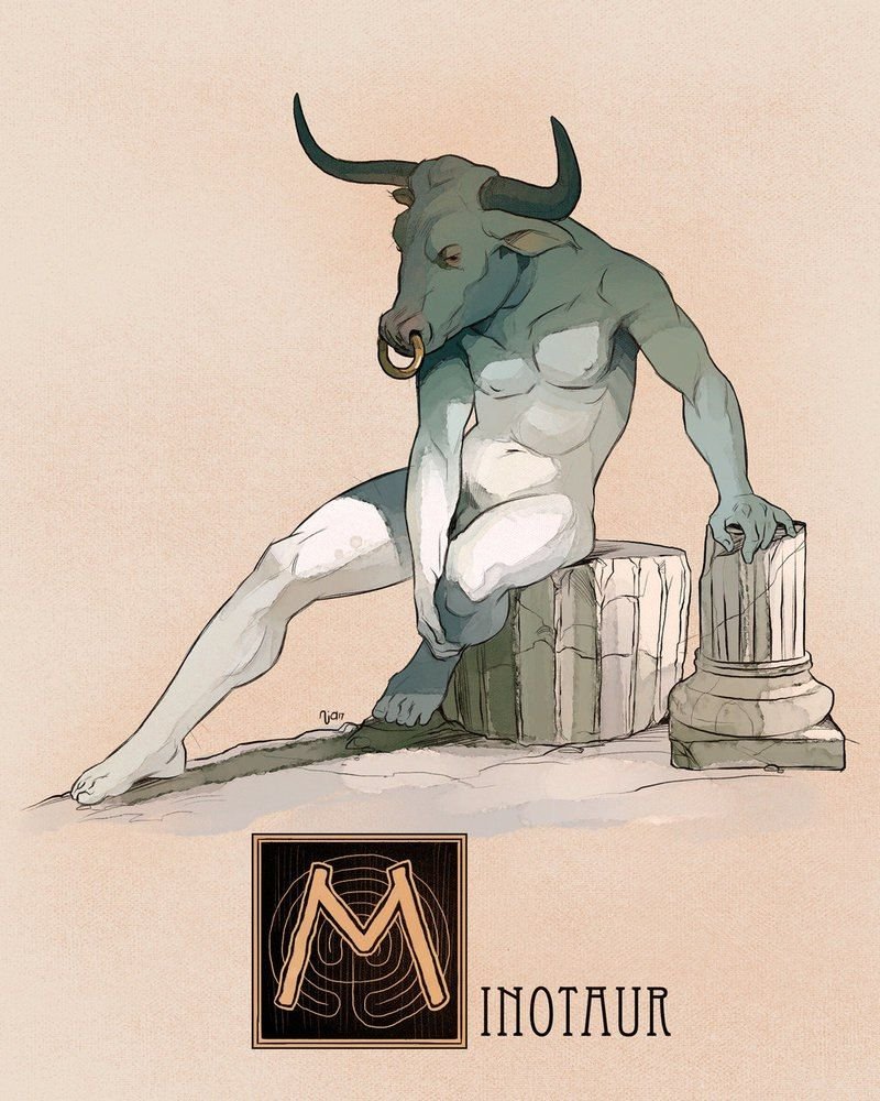 Минос и Минотавр