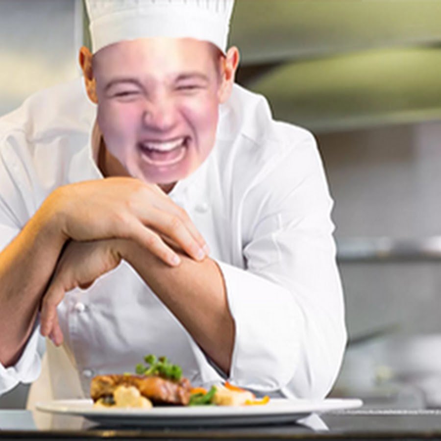 Красивый повар