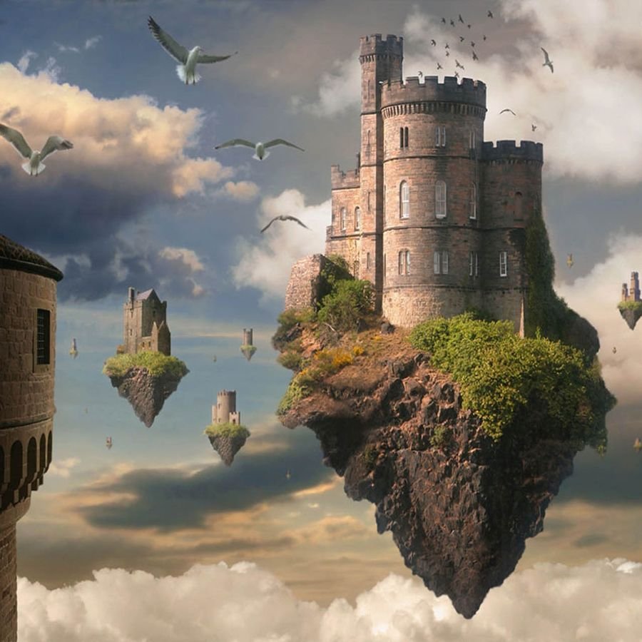 Воздушные замки золотые