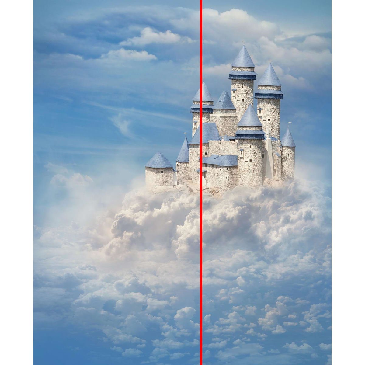 Замок красивый сказочный