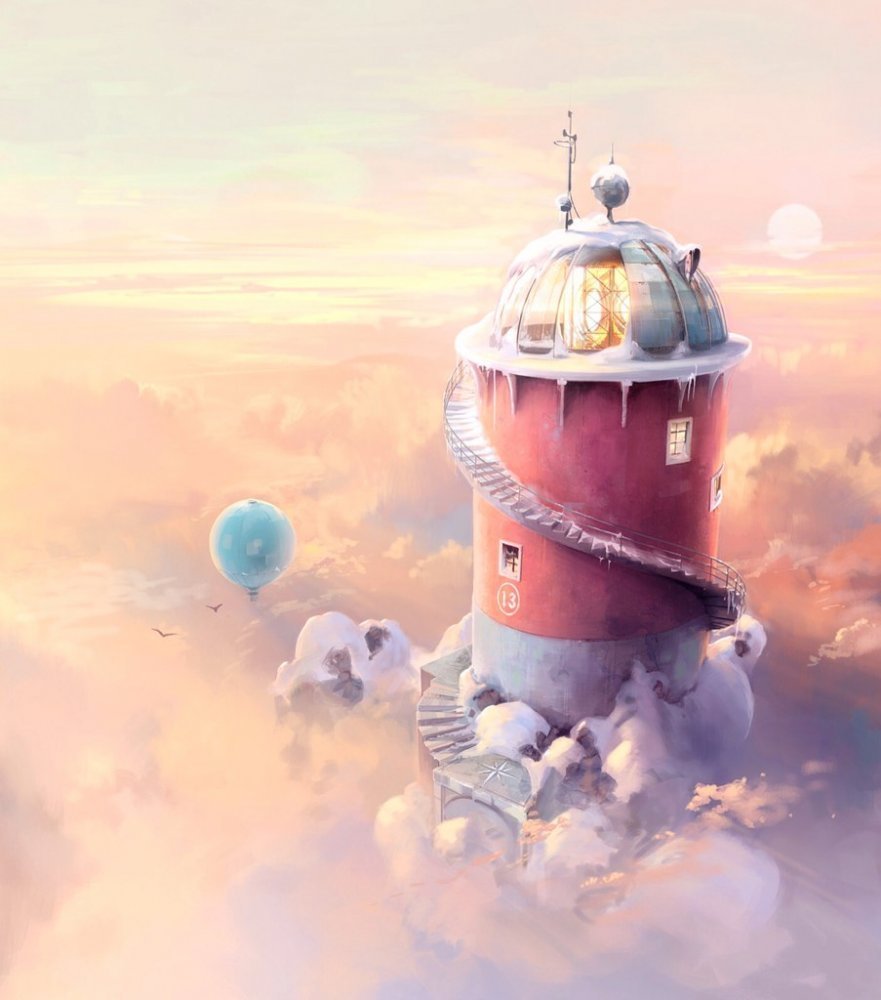 Воздушный замок в облаках