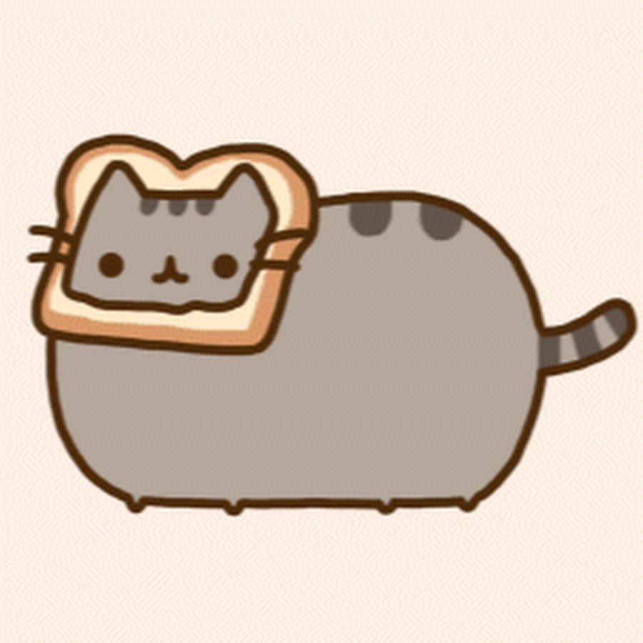 Стикеры серый котик