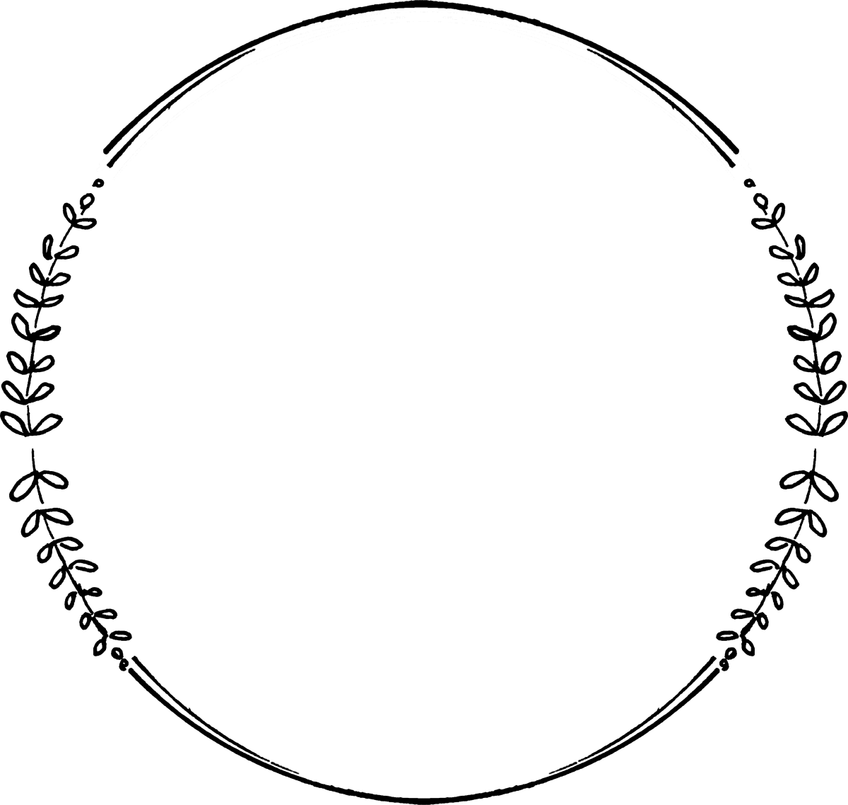 Круглая рамка для логотипа