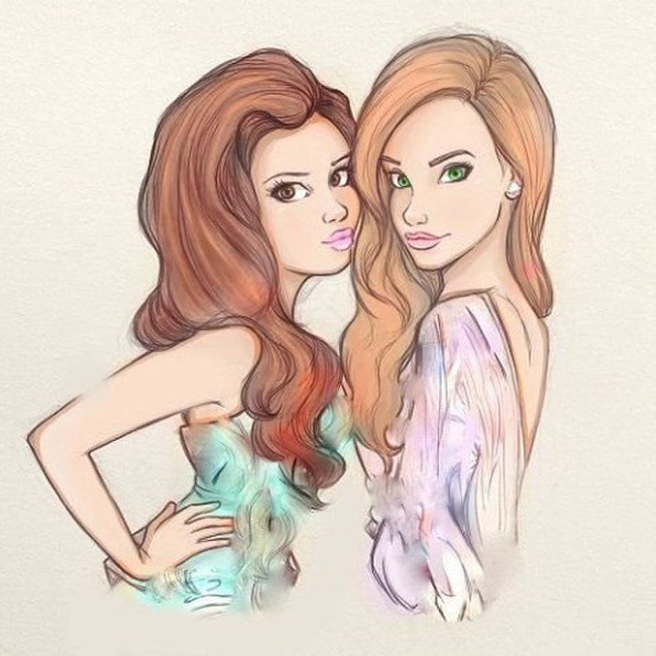 Подруги мультяшные