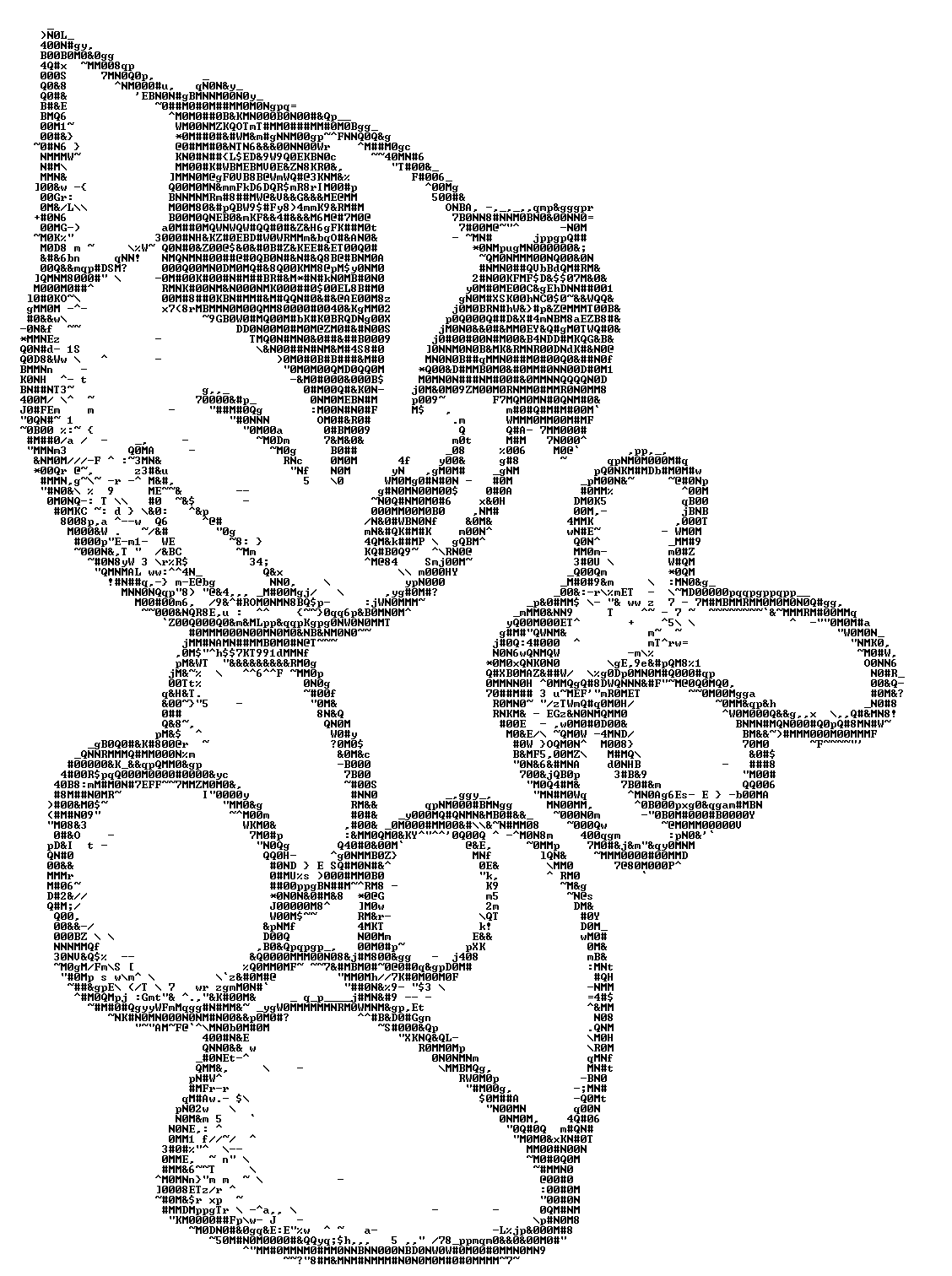 Символьный рисунок