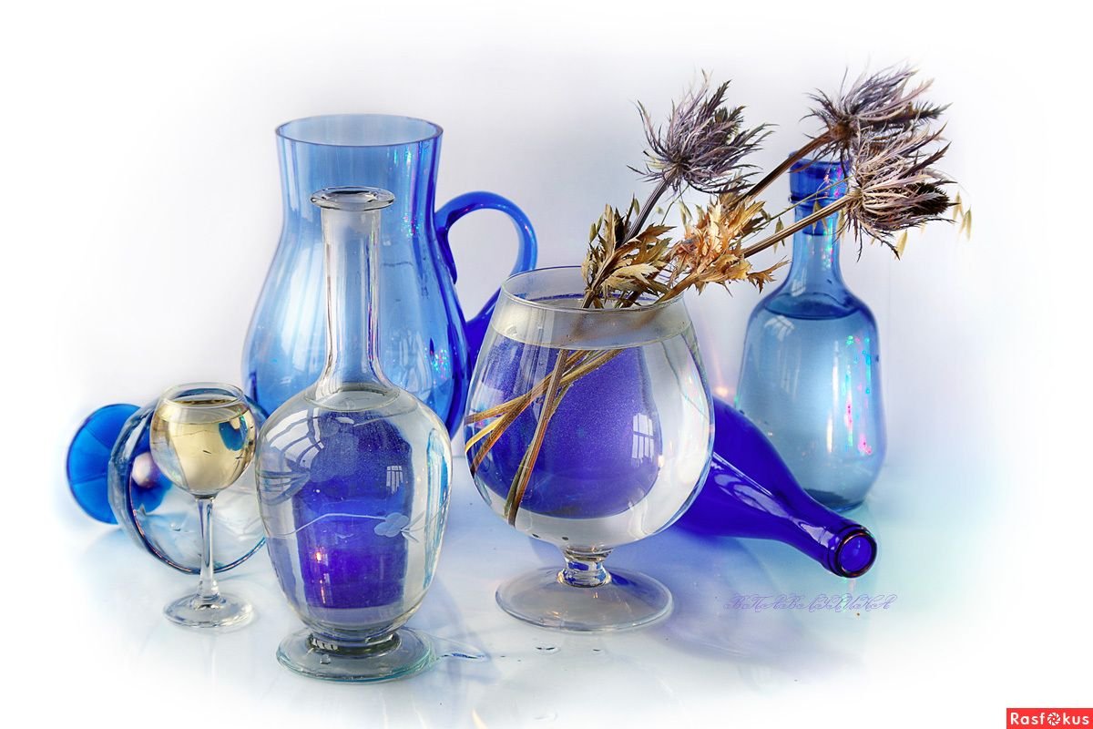 Красивые стеклянные предметы