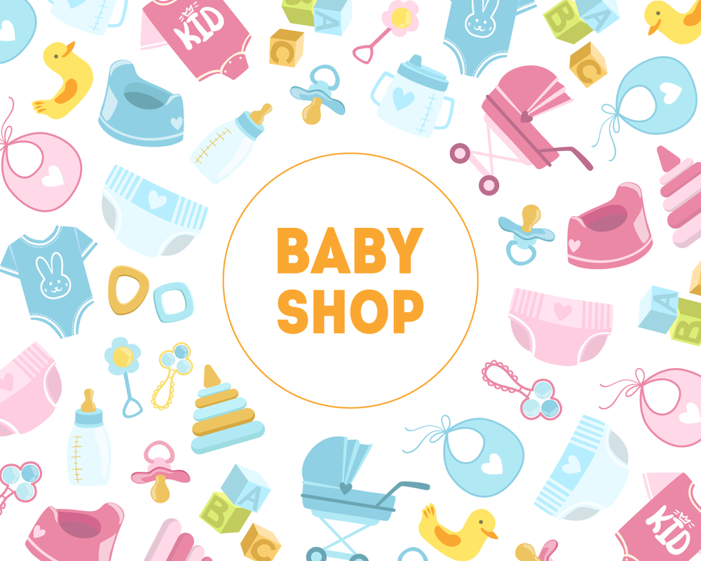 Детские вещи для новорожденных эмблема