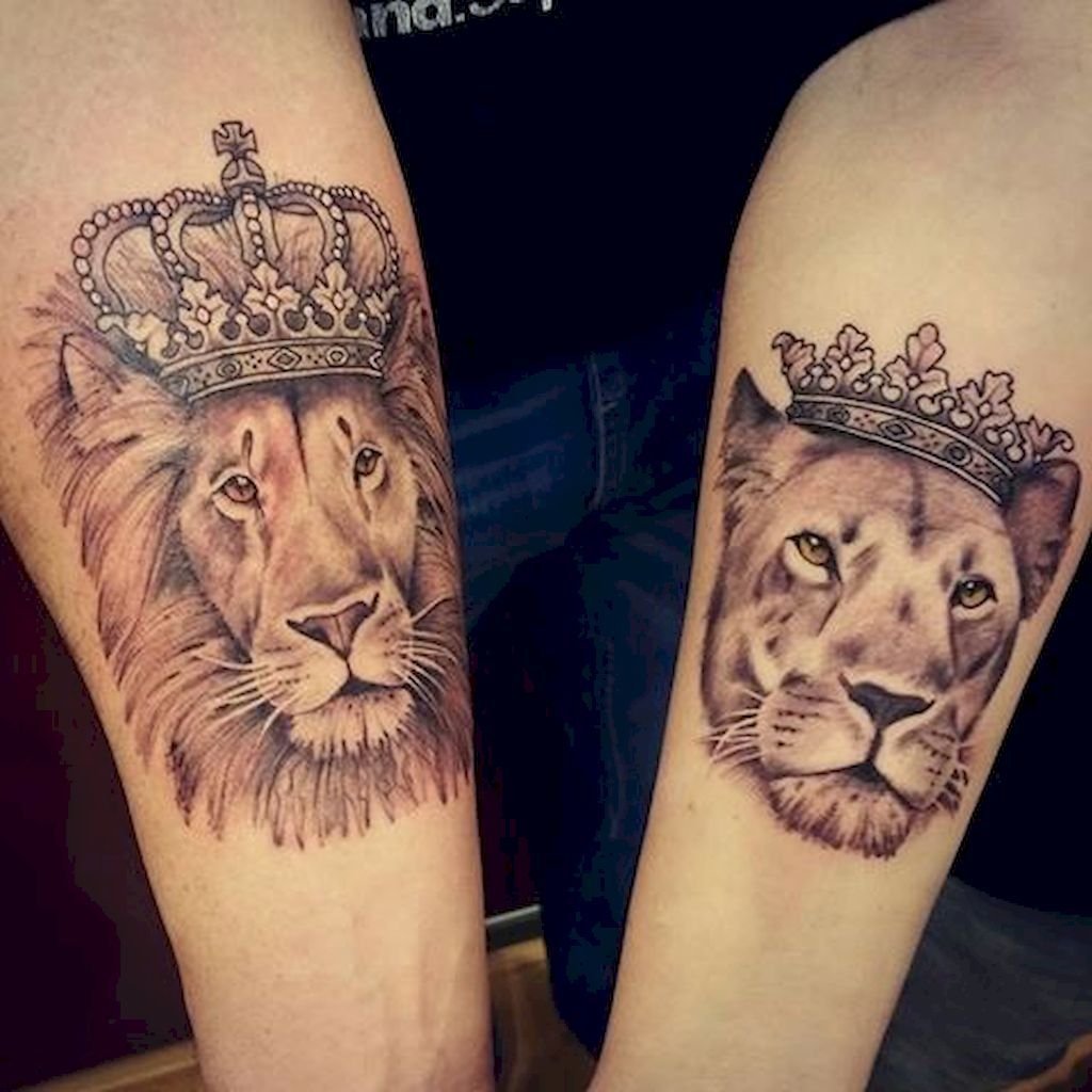 Картинка Лев с короной