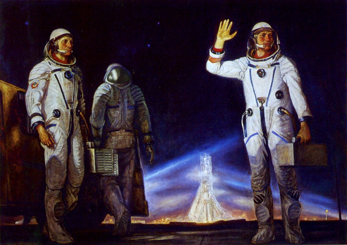 Первый искусственный Спутник земли 1957 плакат