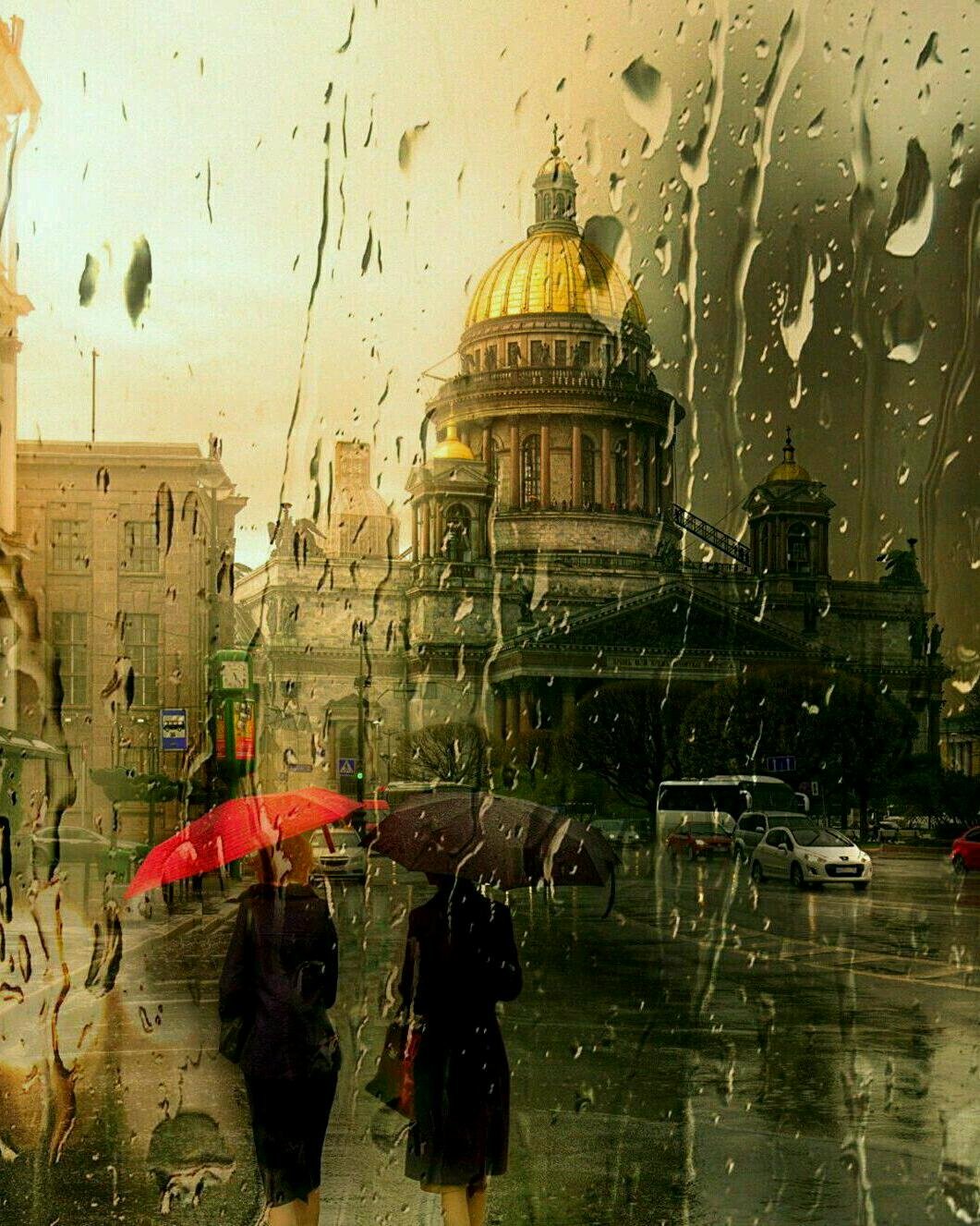 Питер осень дождь