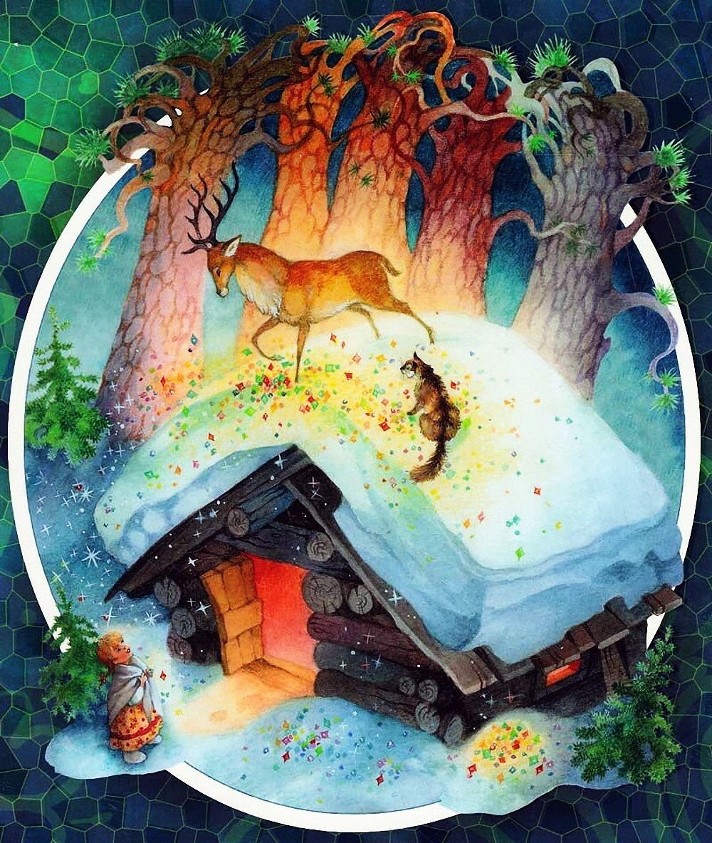 Сказы Бажова серебряное копытце