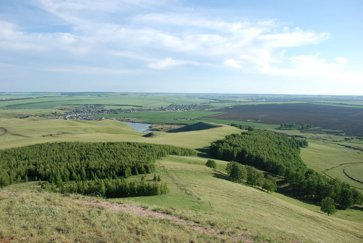 Река Волга в Татарстане