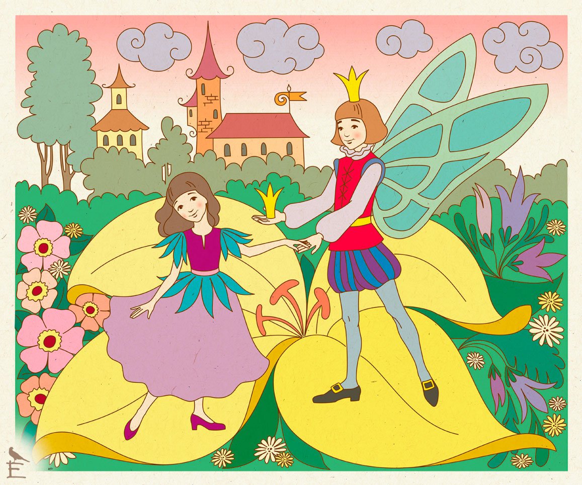 Ганс христиан Андерсен Дюймовочка