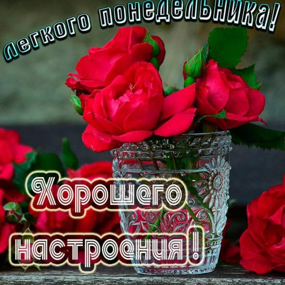 Поздравление с началом недели с понедельником