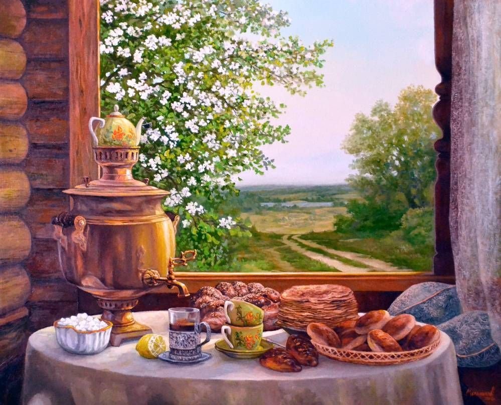 Натюрморт в деревенском стиле