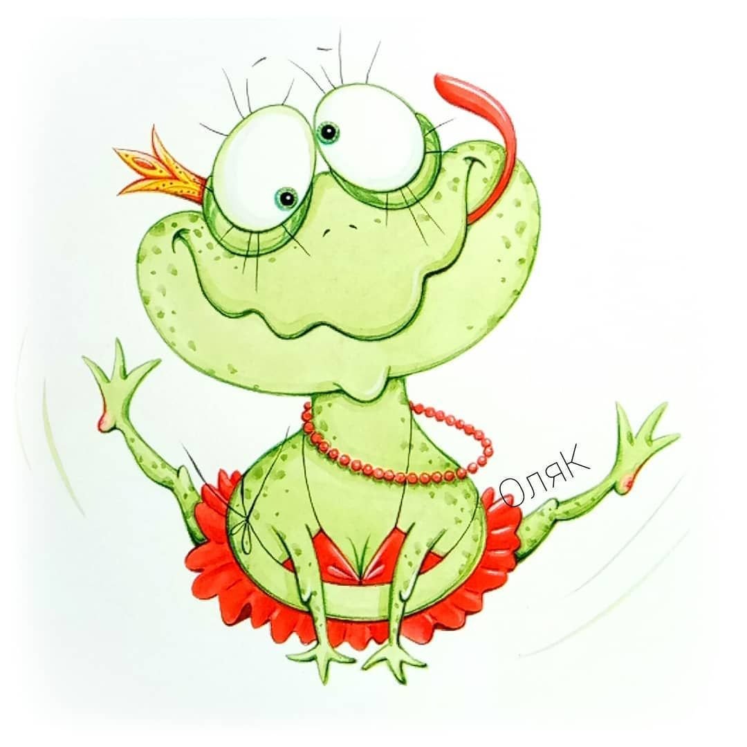 Кавайные лягушки