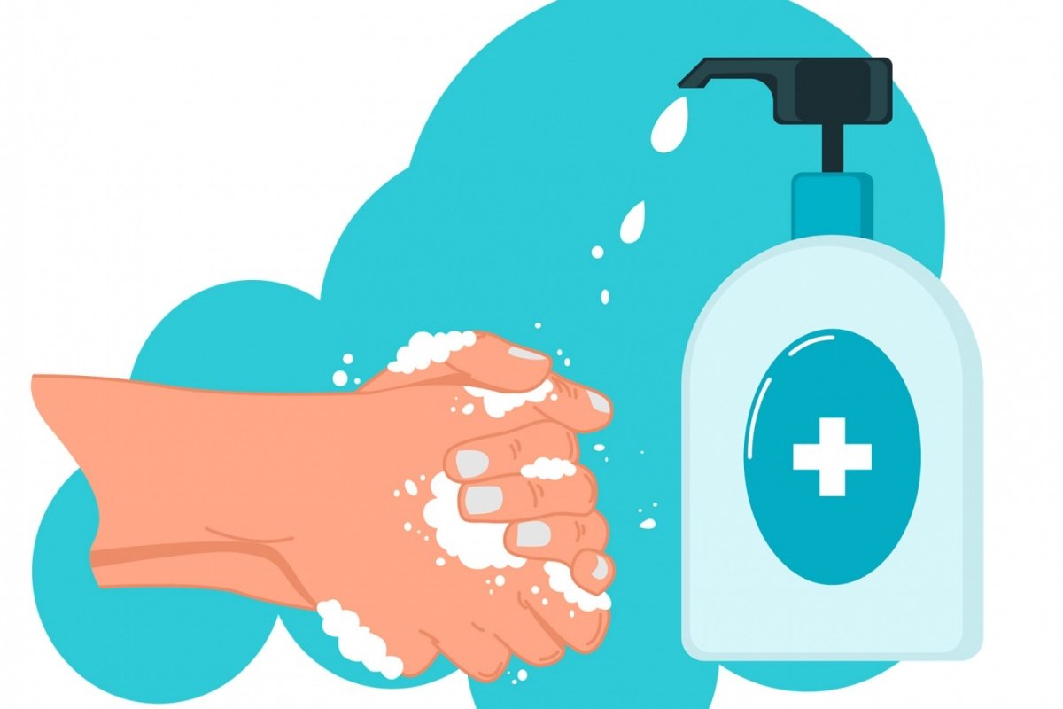 Мытье рук вектор