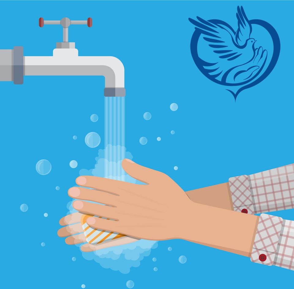 Мытье рук вектор