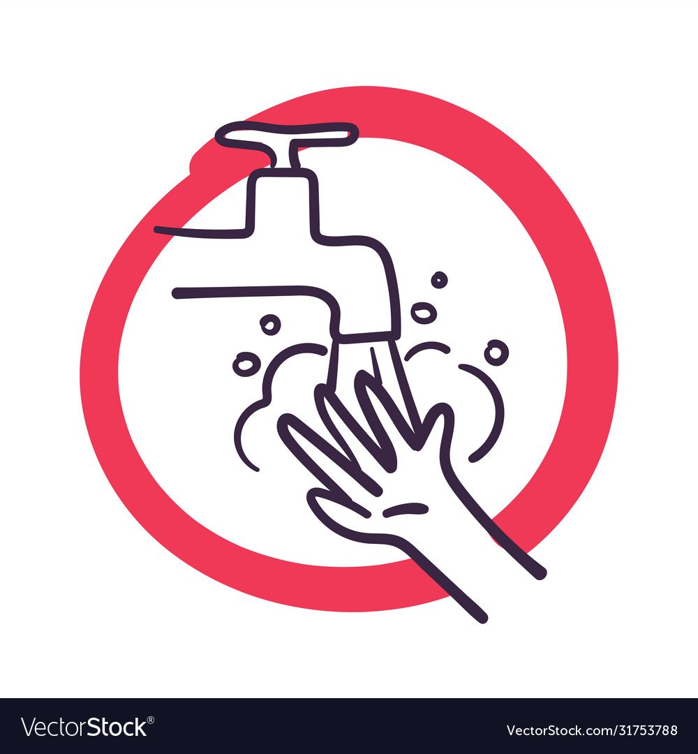 Мытье рук раскраска