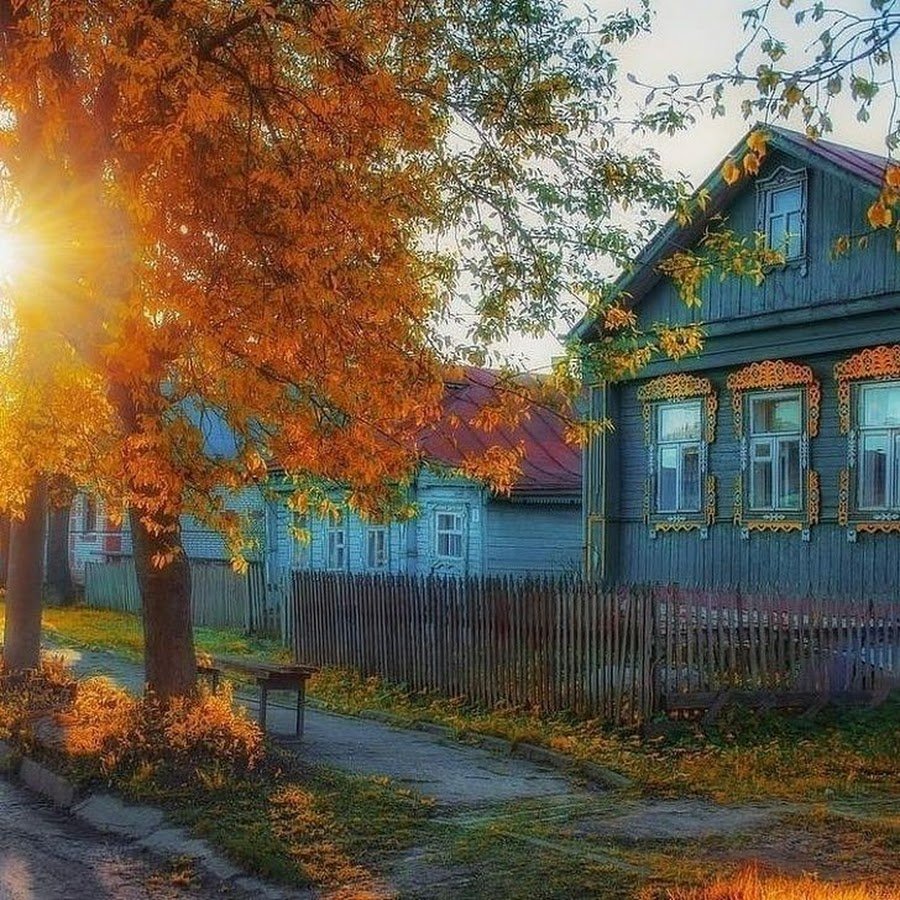 Заставка для айпад домик в деревне