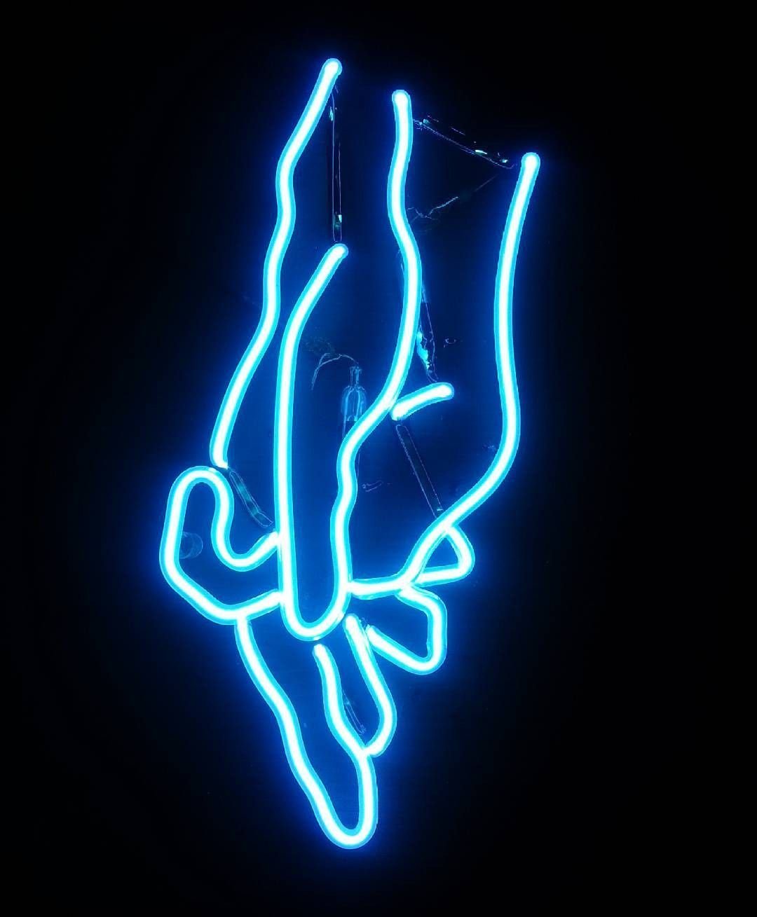 Синий неон