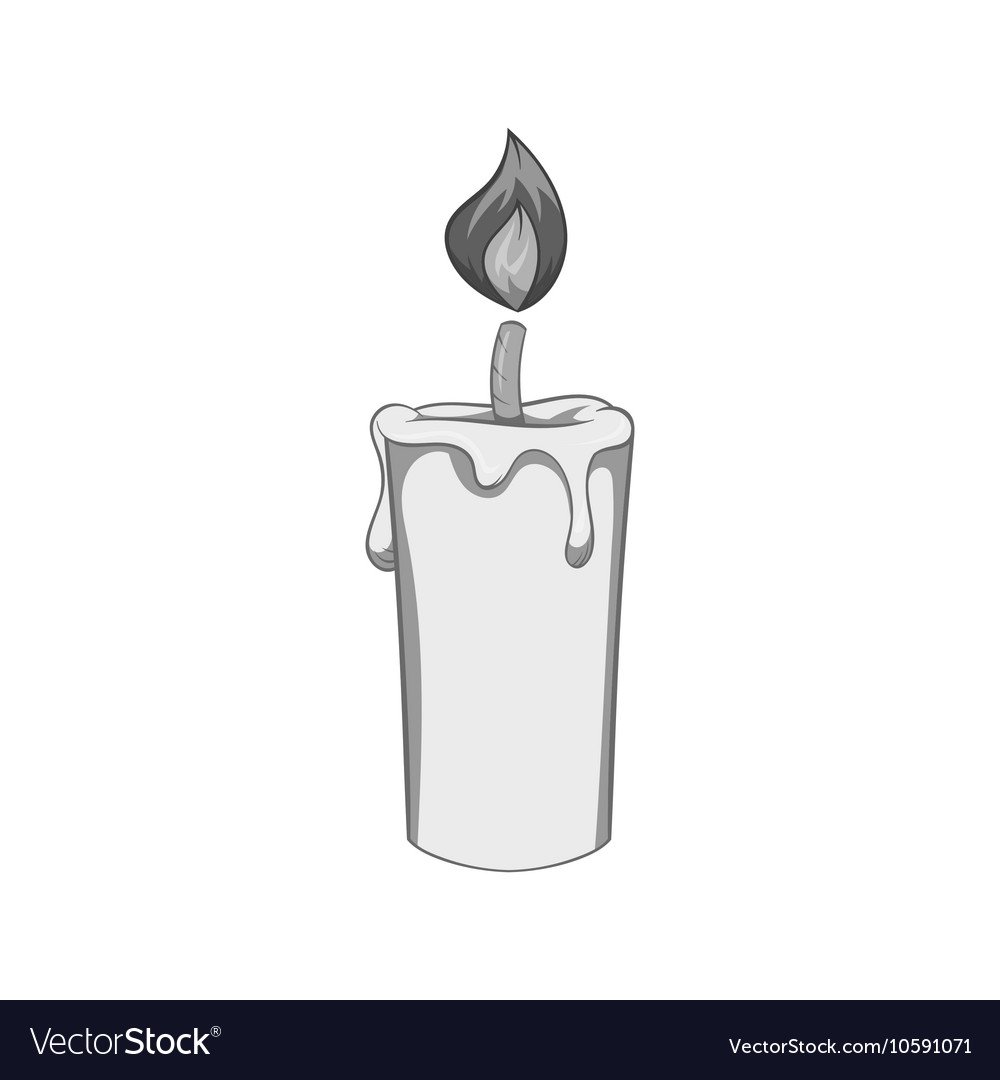 Свеча Black and White (8 см)