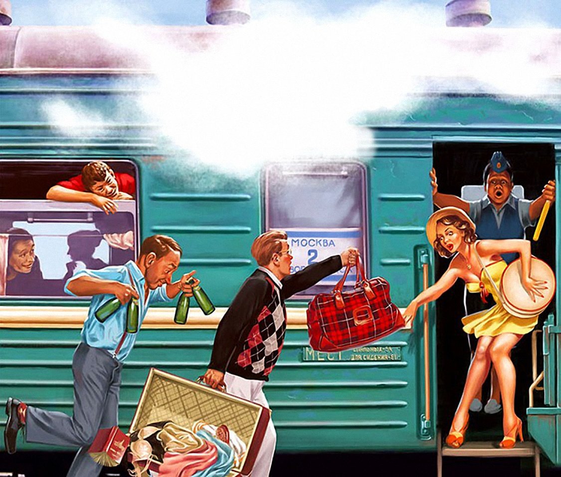 Окно поезда