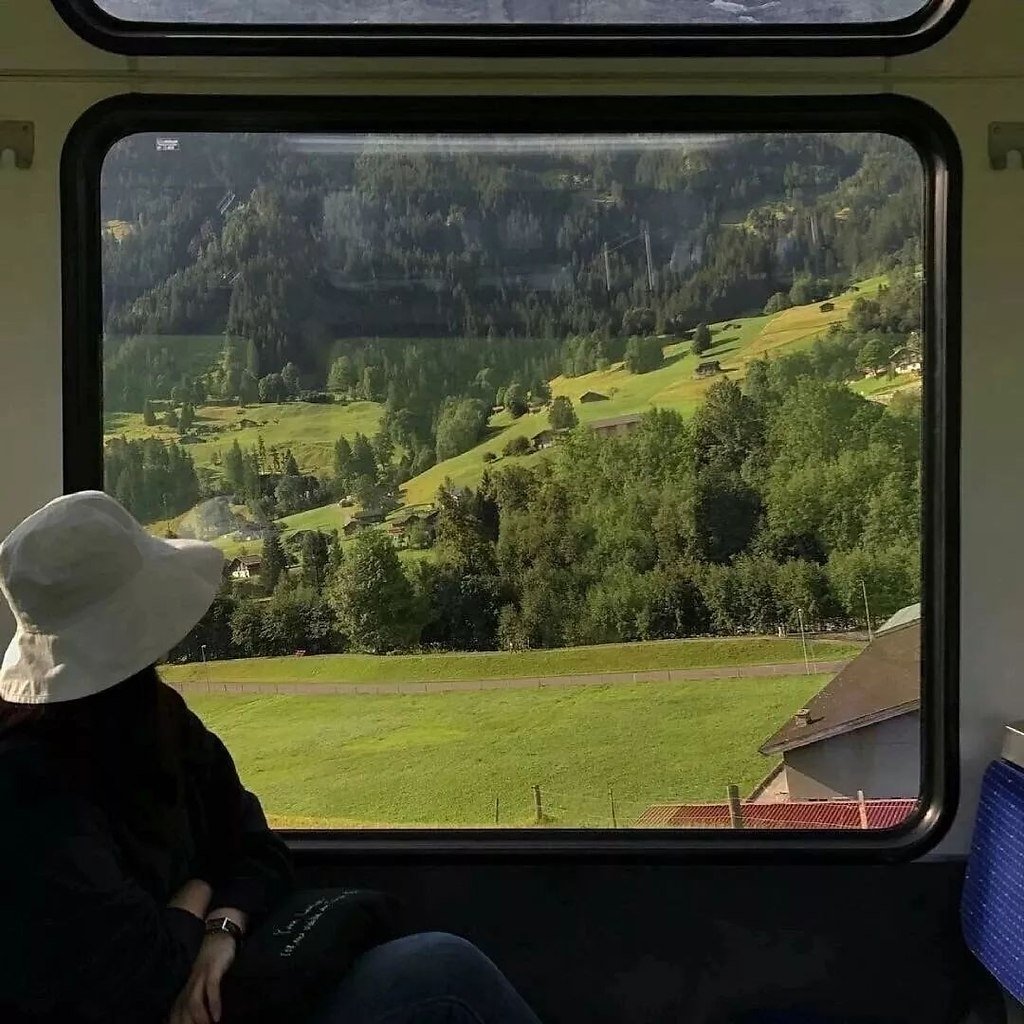 Люди в купе поезда