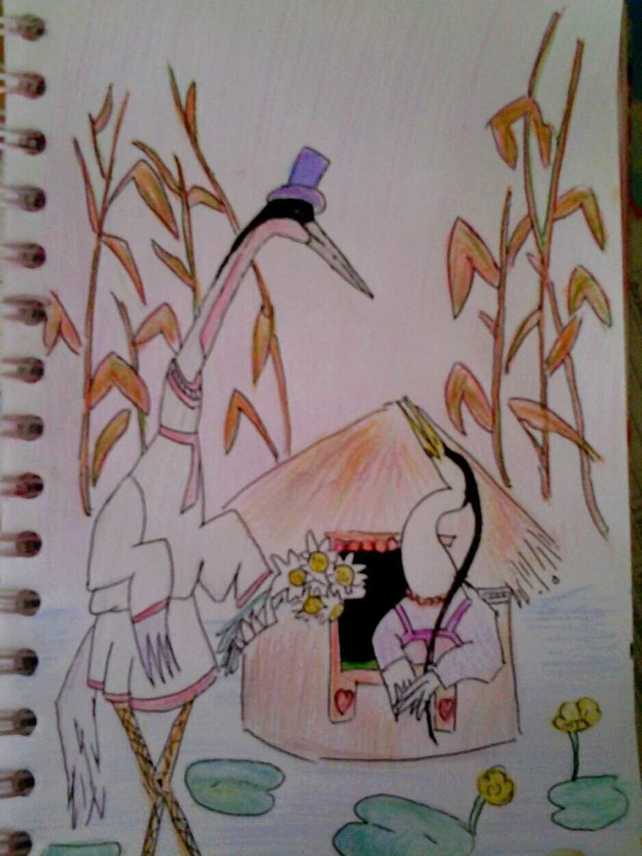 Цапля и журавль 1974