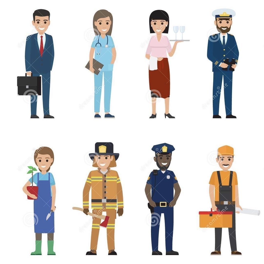Человечки разных профессий