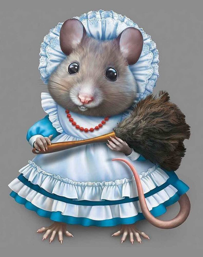 Мышка в фартуке
