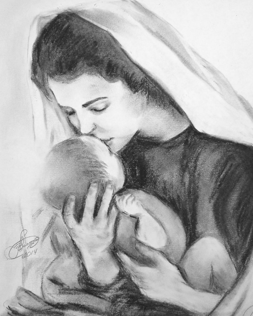 Мама с младенцем