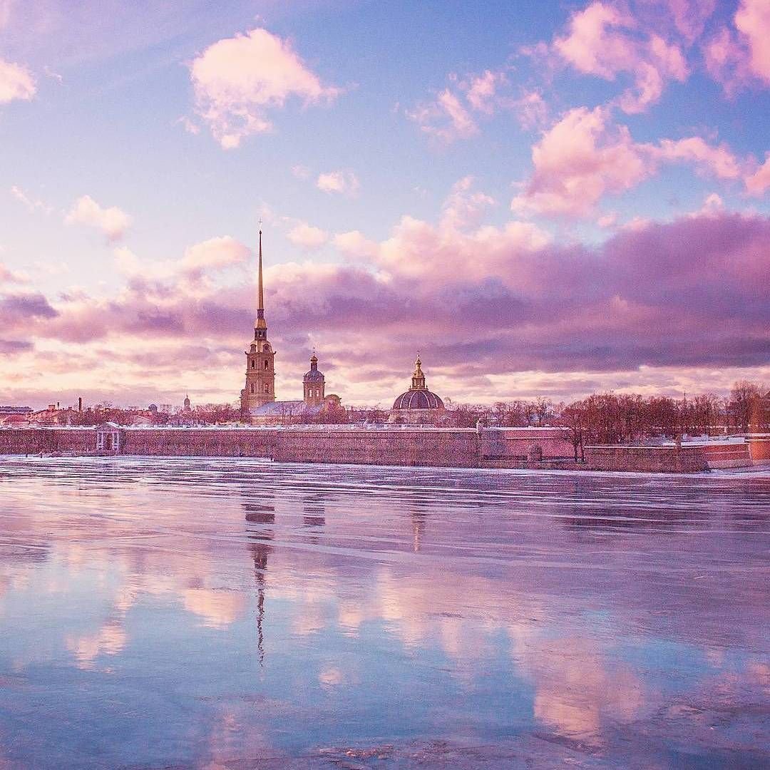 Петропавловская крепость закат