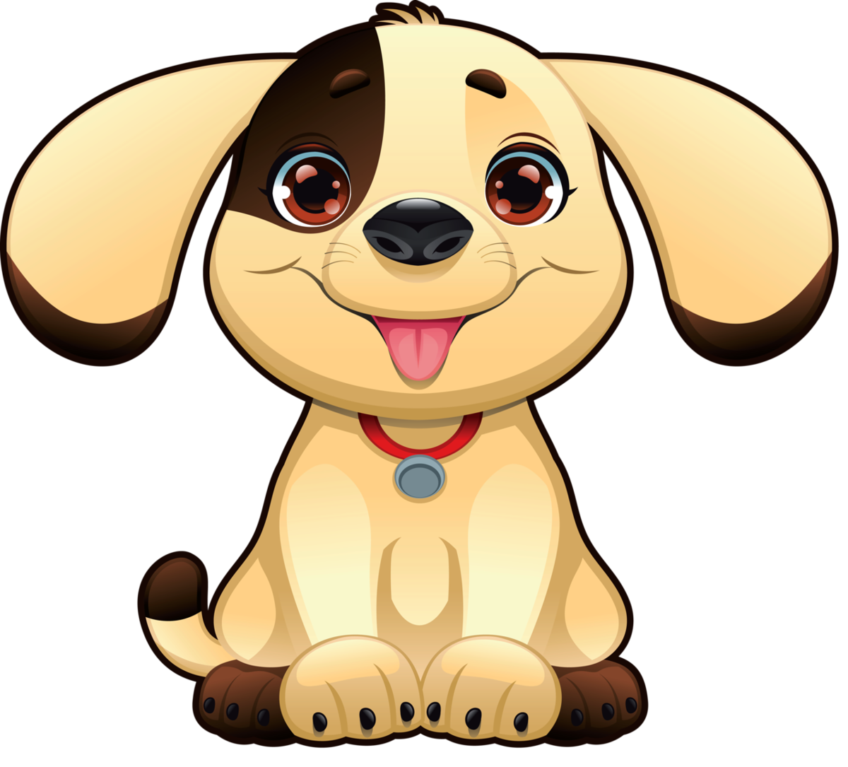 Мультяшные щеночки