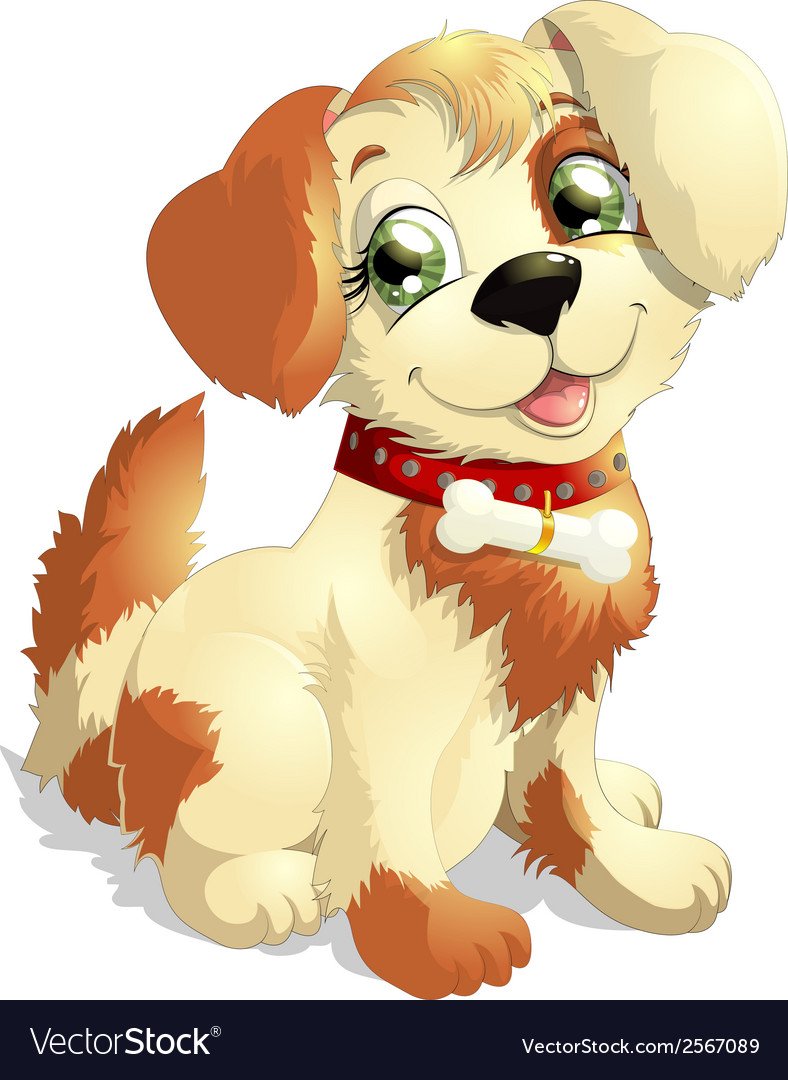 Щенок мультяшный