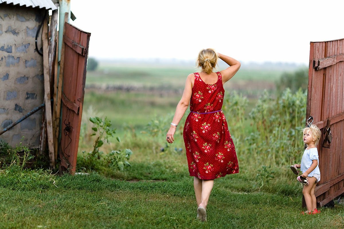 Лето у бабушки в деревне