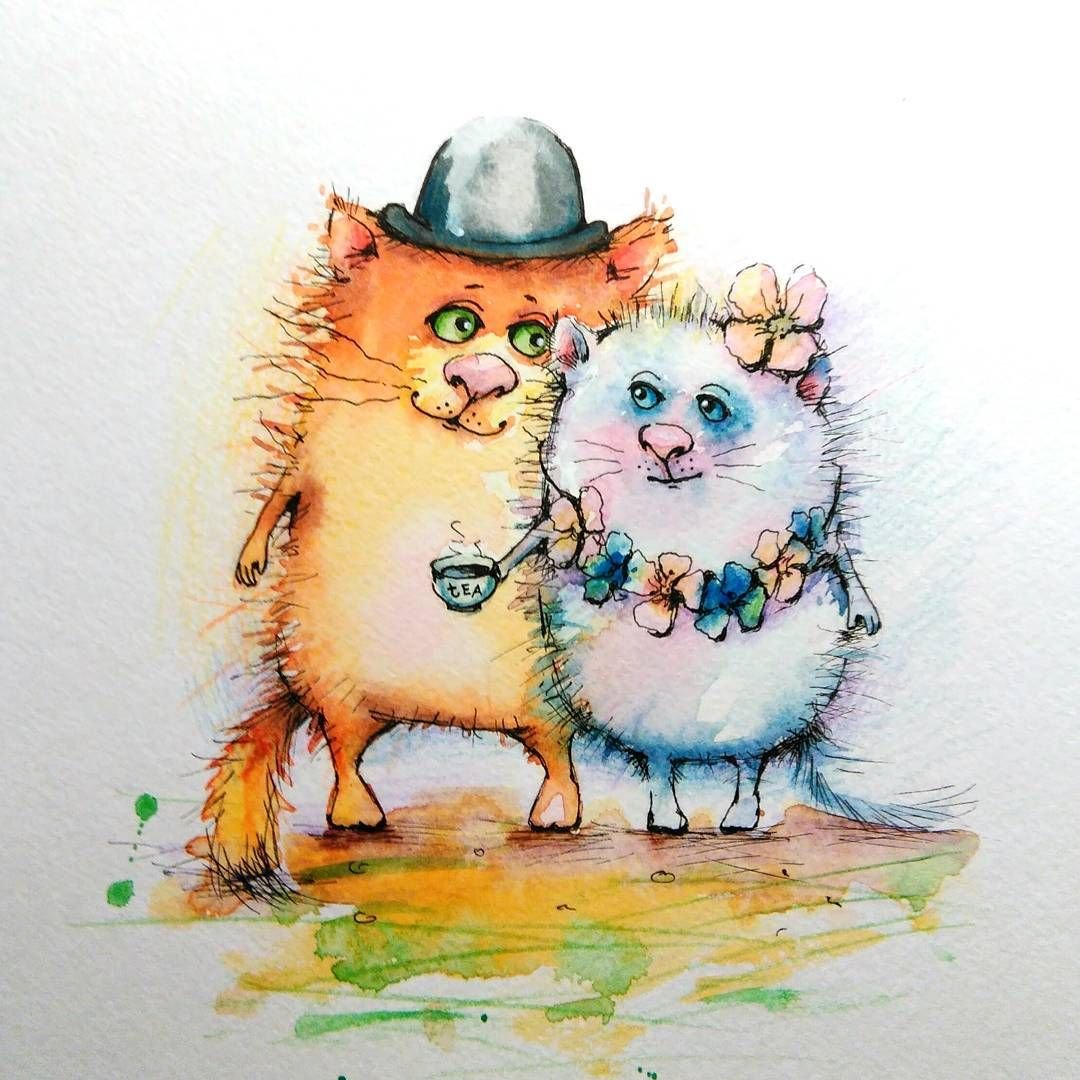 Валентинка с котом