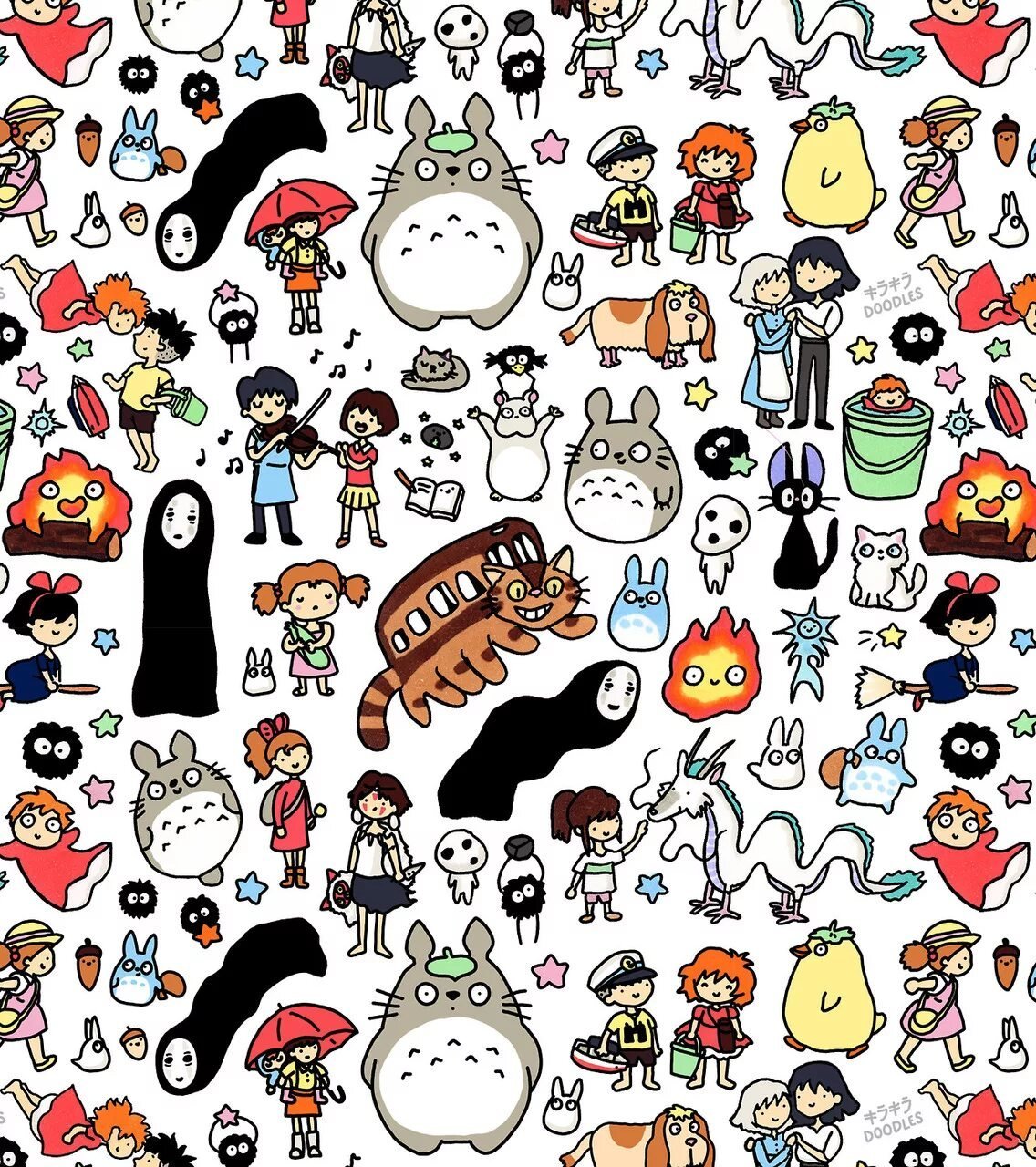 Много маленьких рисунков