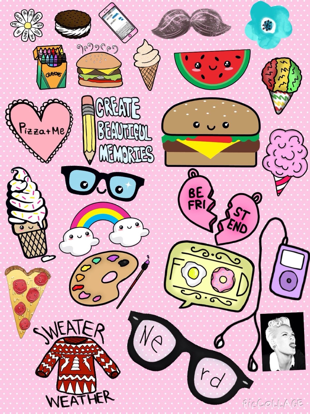 Наклейки для срисовки