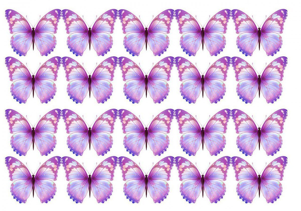 Сиреневые бабочки