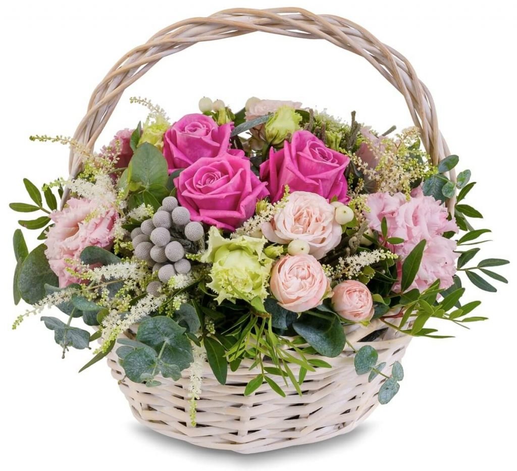 Корзина с цветами