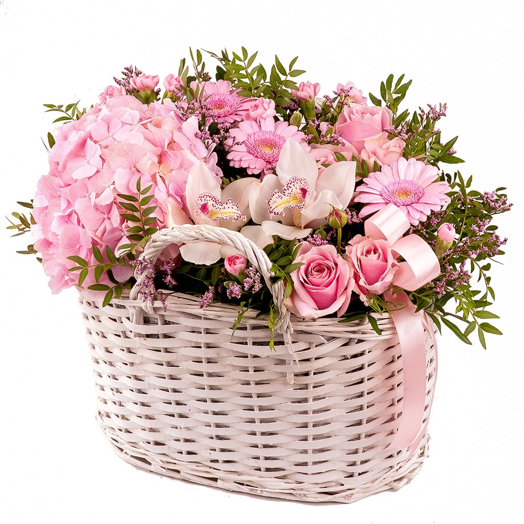 Корзина с цветами