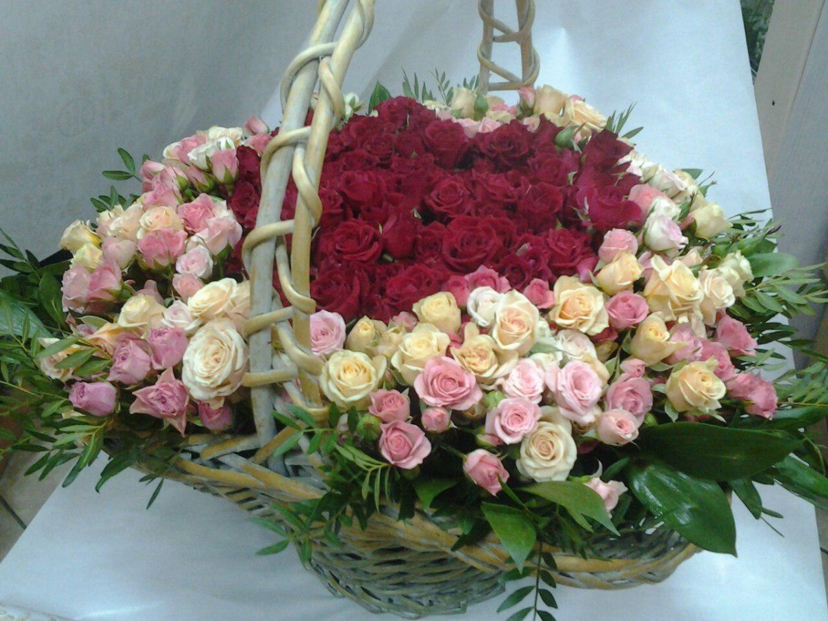 Огромный букет