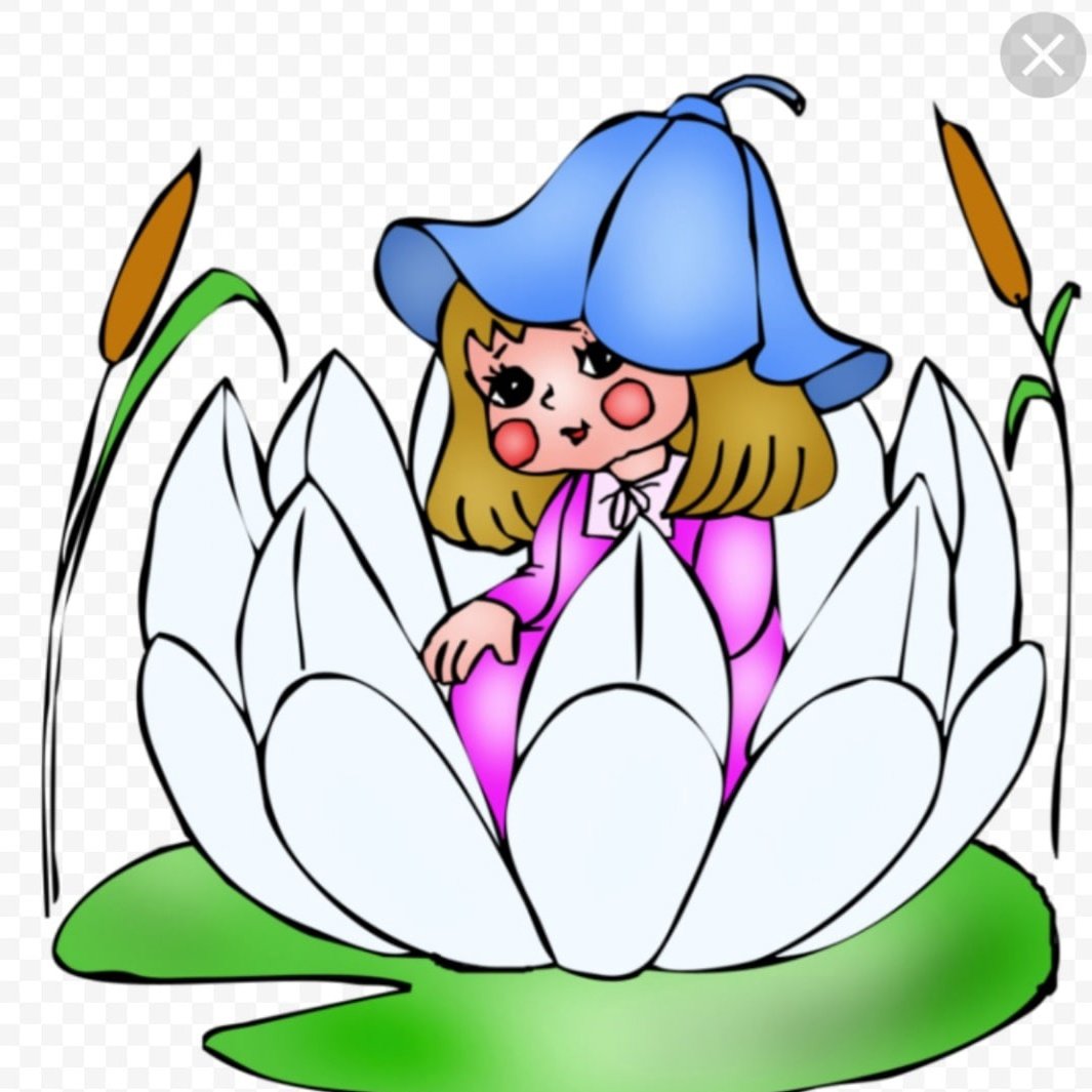 Эмблема Дюймовочка для детского сада