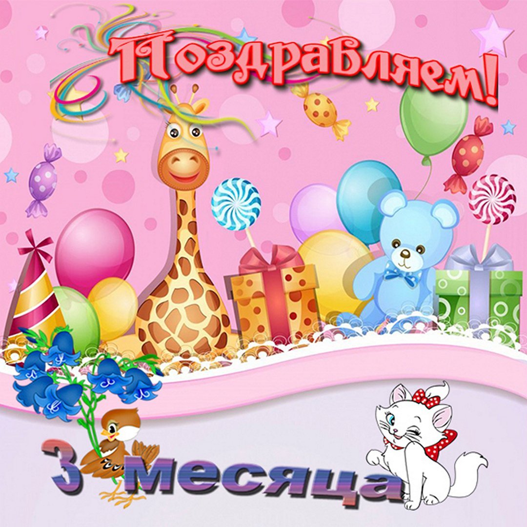 3 Месяца поздравления
