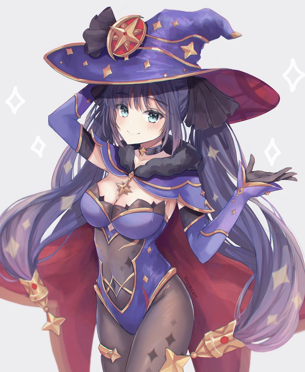 Мона Геншин арт