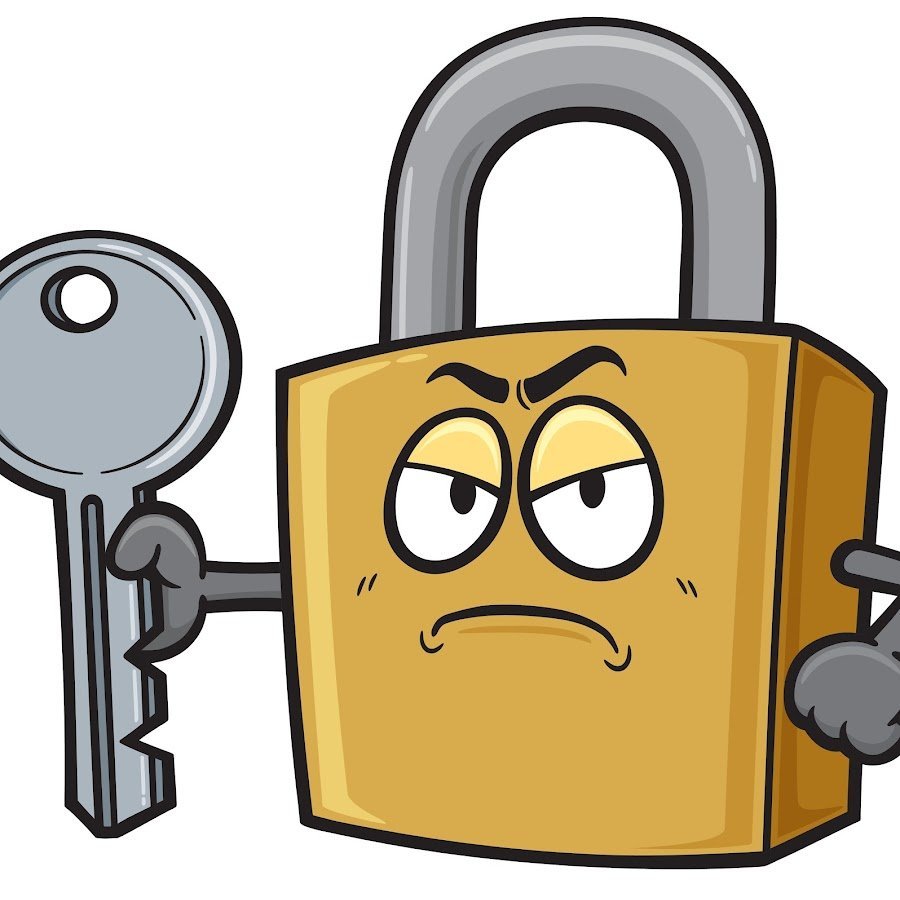 Замок навесной мультяшный