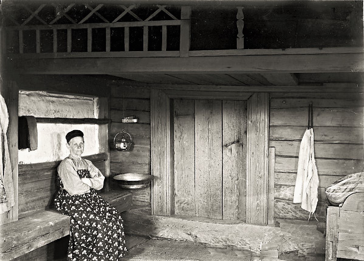 Крестьянская изба в дореволюционной России