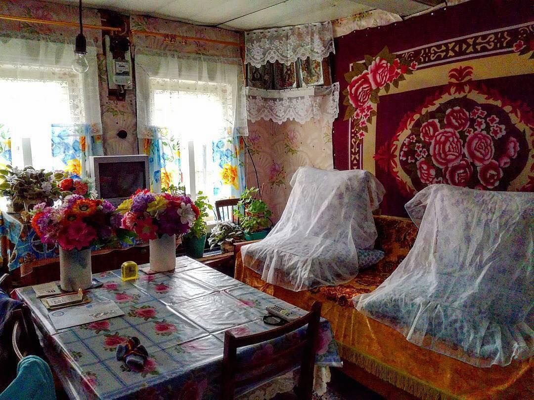 Интерьер бабушкиного дома в деревне