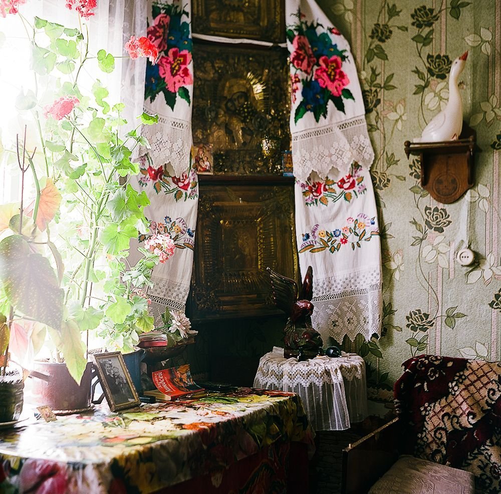 Интерьер бабушкиного дома в деревне